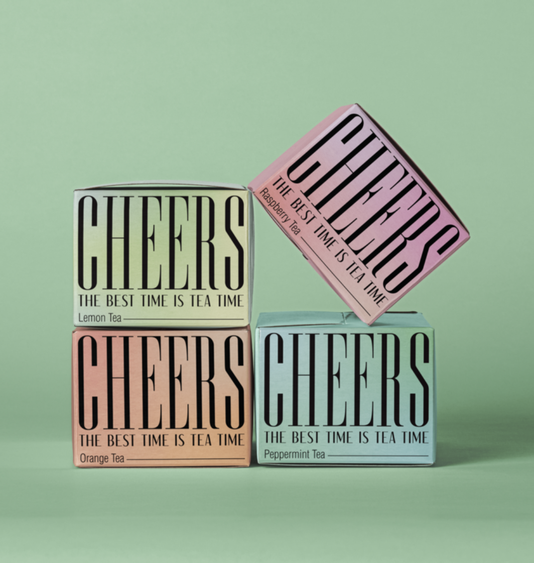 Cheers Tea Designed by Ruby Graz Design